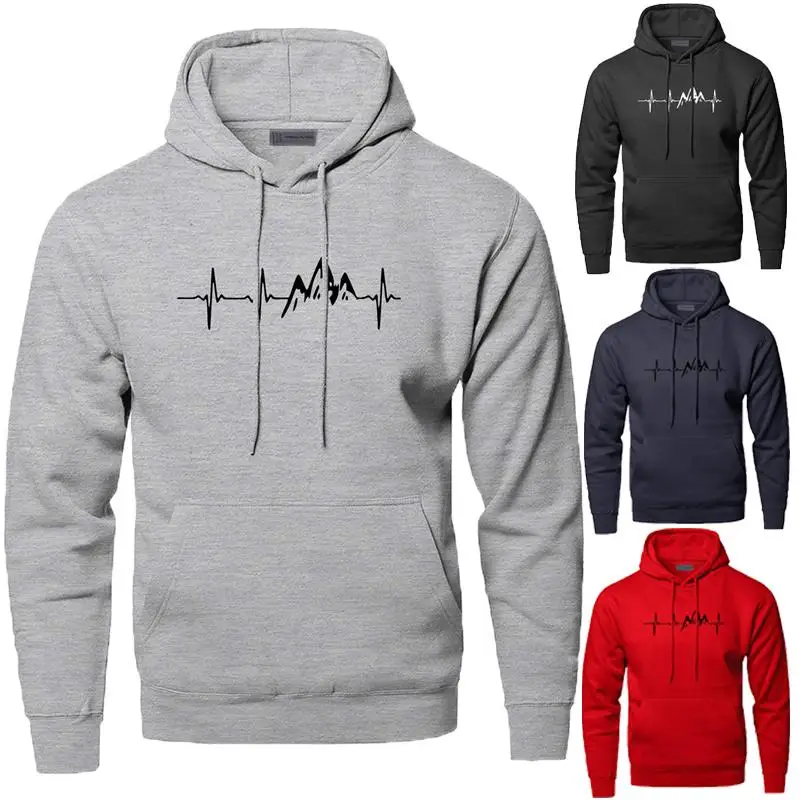 Autumn Winter Men Hoodies Fleece Warm Mens Sweatshirt Fashion Streetwear Casual Men's High Quality Pullovers Brand Hoody Coat