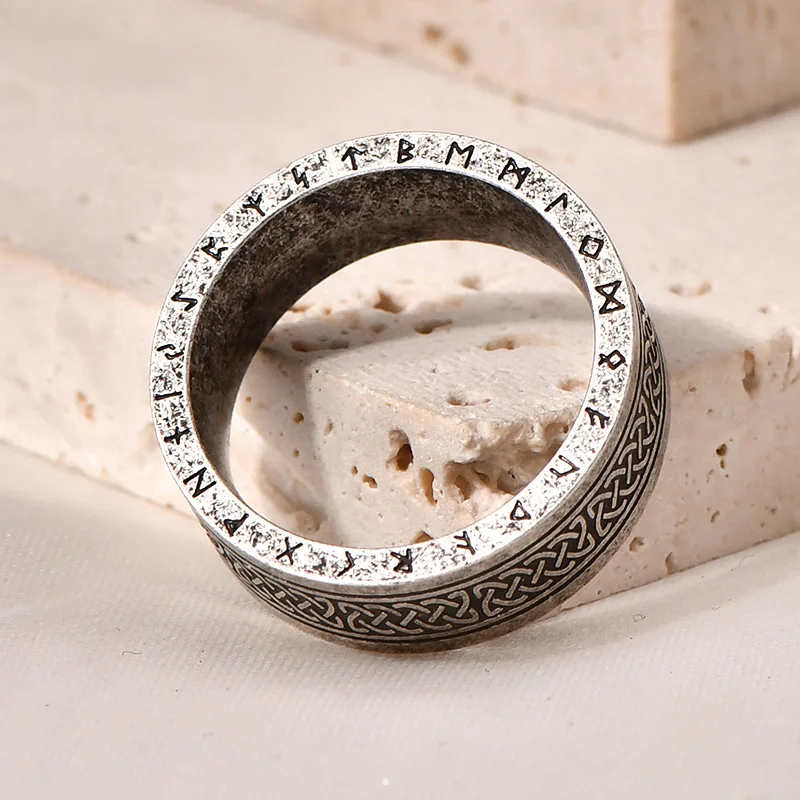 Amazon's Новое мужское кольцо из нержавеющей стали с кельтским узлом викингов