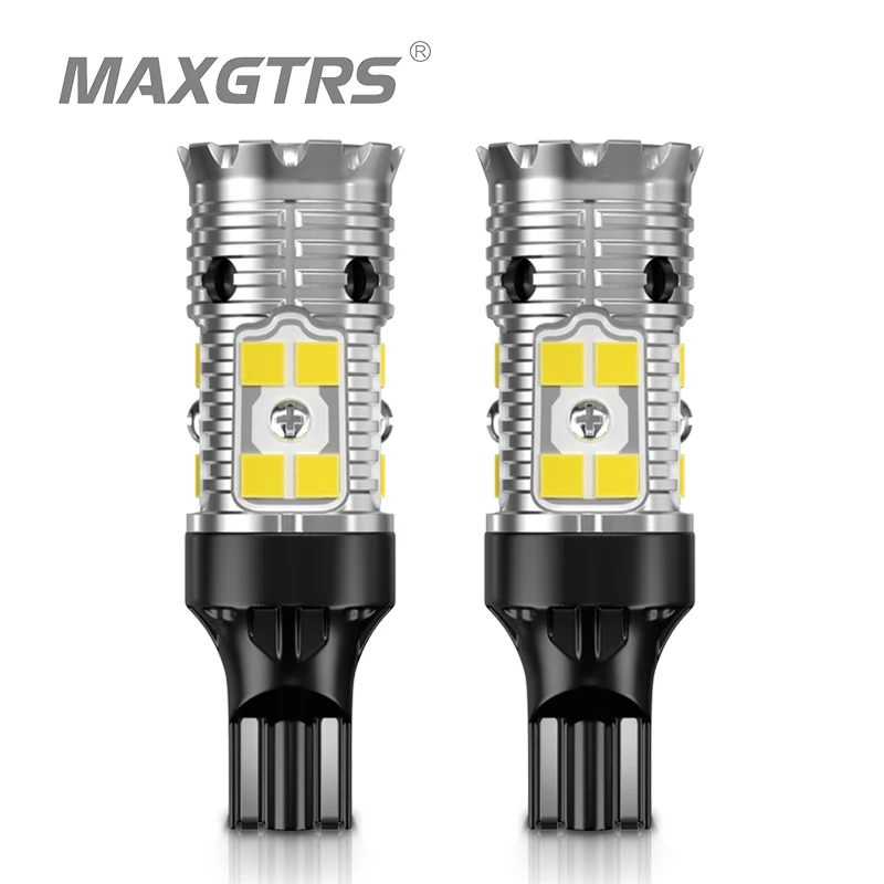 

2 шт., Автомобильные светодиодные лампы W16W T15 3030 SMD Canbus
