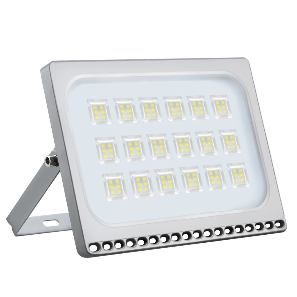100W  Ultra-thin Flood Light Ordinary IP65 8000 Lm 110-120V 6500K LED Luminaire Shipment from US warehouse
