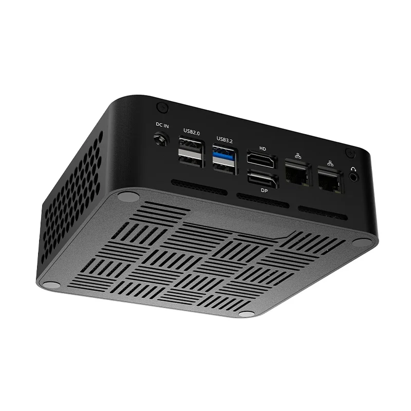 Фото Высокопроизводительный игровой мини-ПК, Ryzen R7 7840HS 8845HS, DDR5, Dual PCIe4.0, Dual 2.5G LAN, WiFi6, BT5.2, Win11, настольный компьютер №5