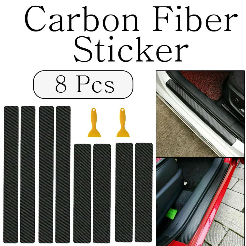 

8pcs Car Door Sill Anti Kick Sticker Car Accessories Car Styling Anti Scratch Scuff Pedal Stickers
