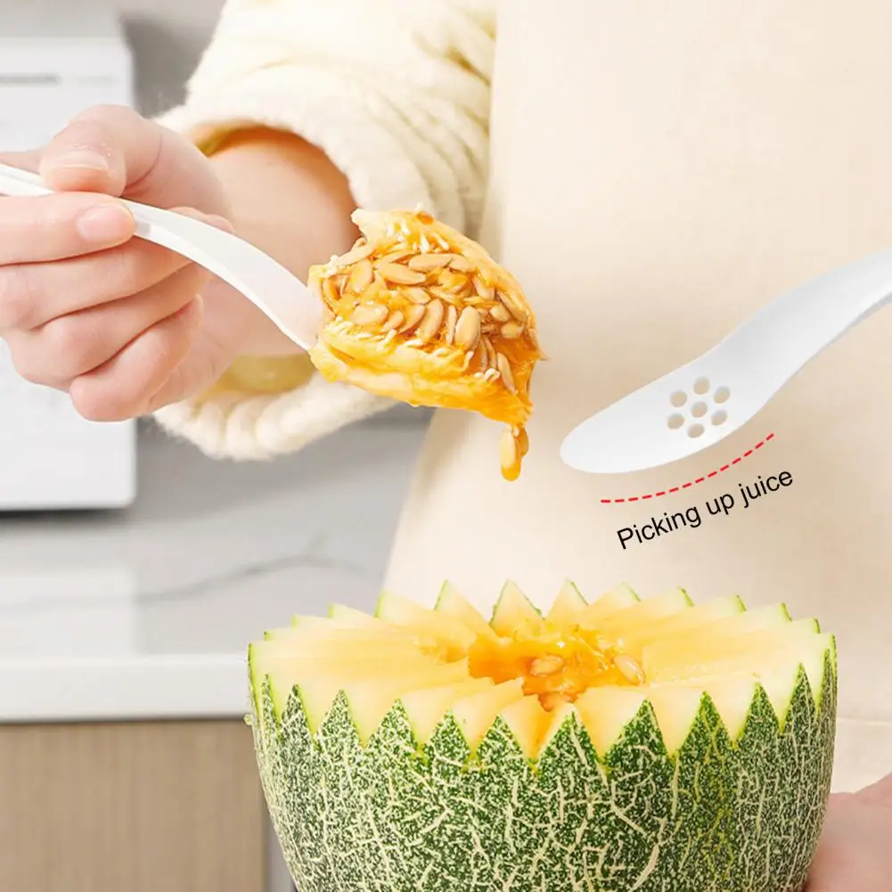 

Fruit Digging Spoon Great Sharp Edge Labor-saving for Restaurant Vegetable Scooper Watermelon Scoop