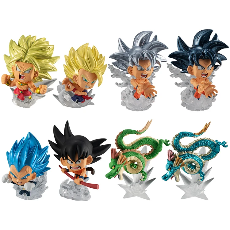 

Японские капсульные игрушки-конфеты BANDAI Gashapon из аниме «Драконий жемчуг», фигурка супервоина, украшения для стола «Сон Гоку»