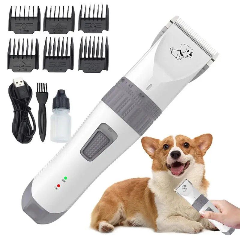 

Electric Pet Clipper Grooming Kit For Dogs Reachageable Trimmer Haircut Cat Hair Cutting Remover Professional Machine Set