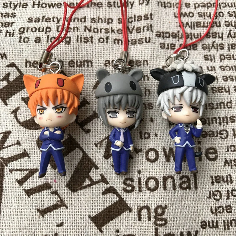 Takara Tomy Фрукты корзина Tohru Honda Sohma Kyo Yuki Gacha подвеска анимационные периферийные