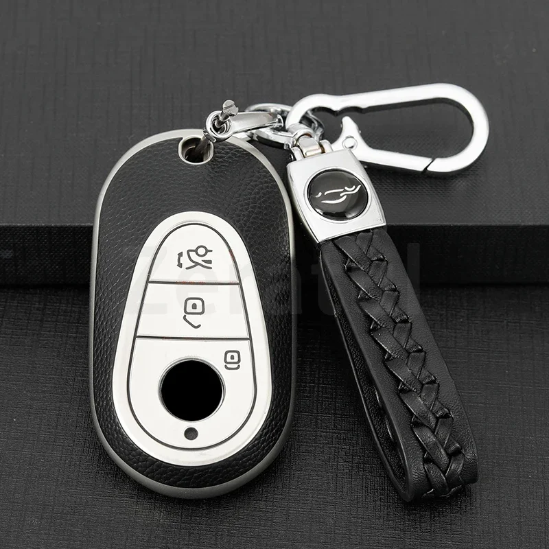 Кожаный чехол из ТПУ для автомобильного ключа Mercedes Benz C S A Class W206 W223 S350 C260 C300 S400 S450