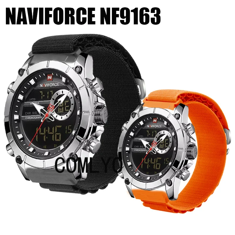 Ремешок для часов NAVIFORCE NF9163 нейлоновый регулируемый мягкий браслет женщин и