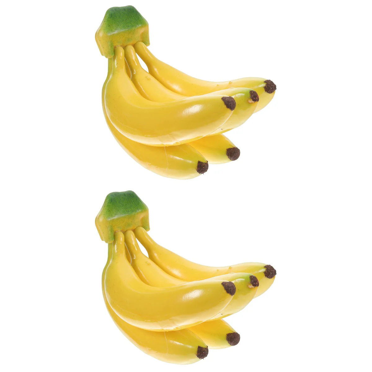 

Fake Banana 2 Count Simulated Banana Vegetable Educational Toys Artificial Model Emperor Fruit Prop Foam Simulation