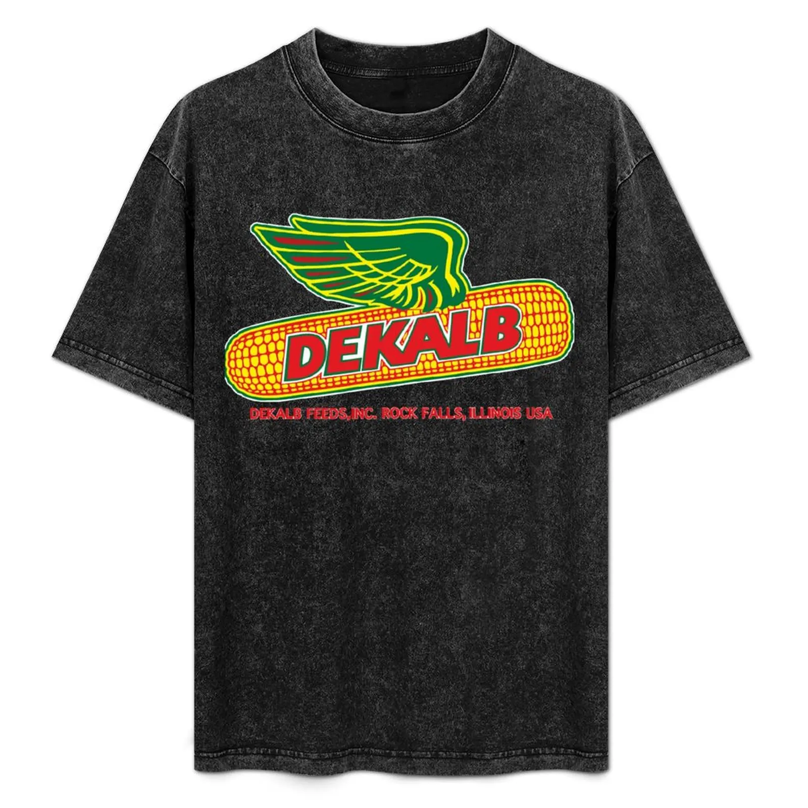 Классическая футболка DEKALB 2 с аниме большие размеры винтажная рисунком тяжелые