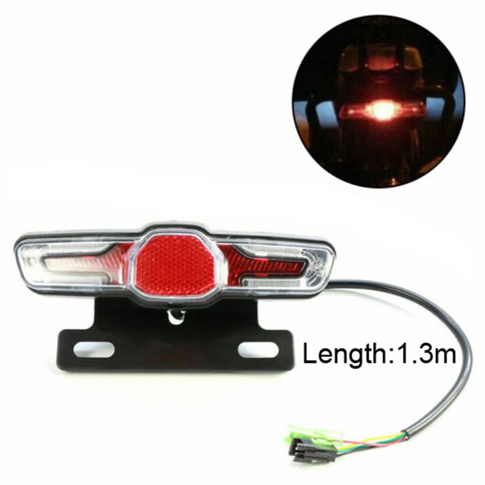 

36V-60V Electric Bicycle Ebike Taillight Turn Signal Rear Rack Lamp Light E-Bike Rear Tail Light Cycling Accessories New