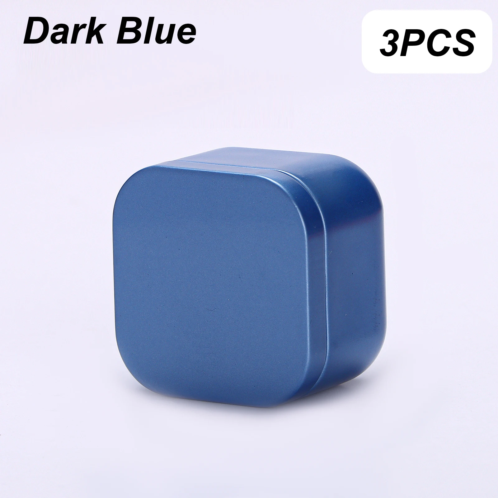 Металлические квадратные банки для свечей 50 мл