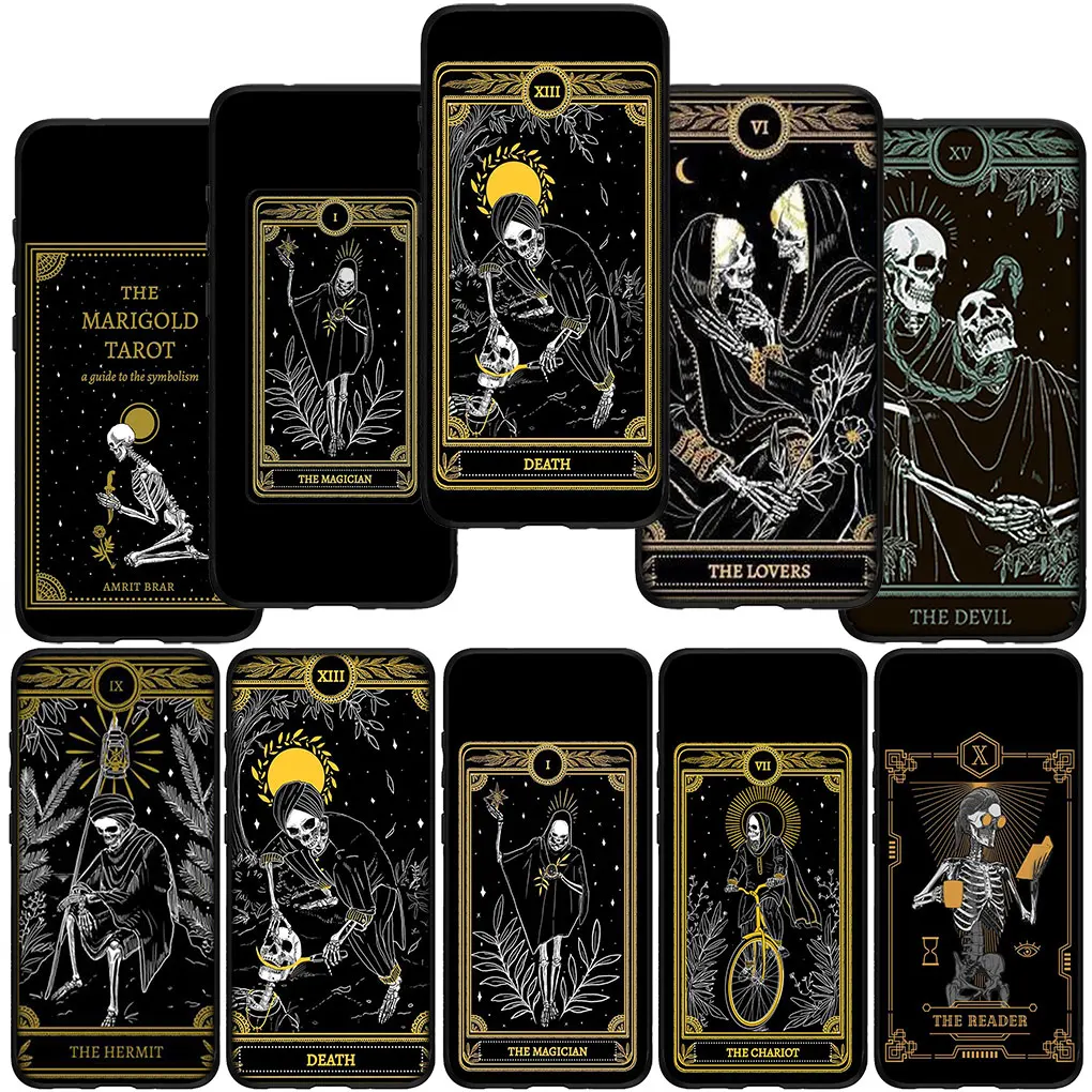 Самый крутой Чехол для карт Таро из календулы Xiaomi Redmi Note 13 8 7 12 Pro A3X 13C 12C 8A 7A 8T A3 4G