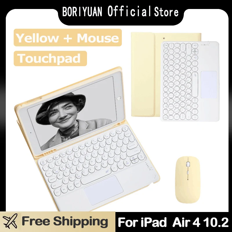 keyboard Wireless Mouse Magic For iPad Pro 11 Case 2021 2020 Air 4 10.2 7th 8th Gen Case Pro 9.7in Air 2 Air1 bluetooth keyboard