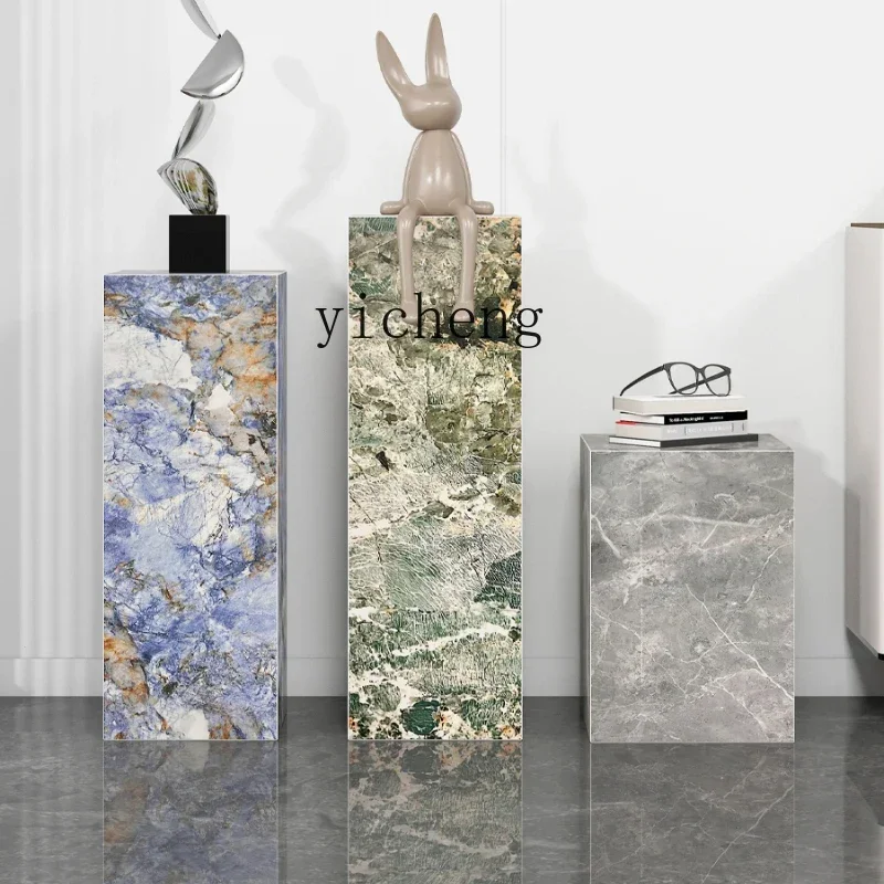 Мраморная скульптурная база ZC на заказ выставочный стол для отдела продаж