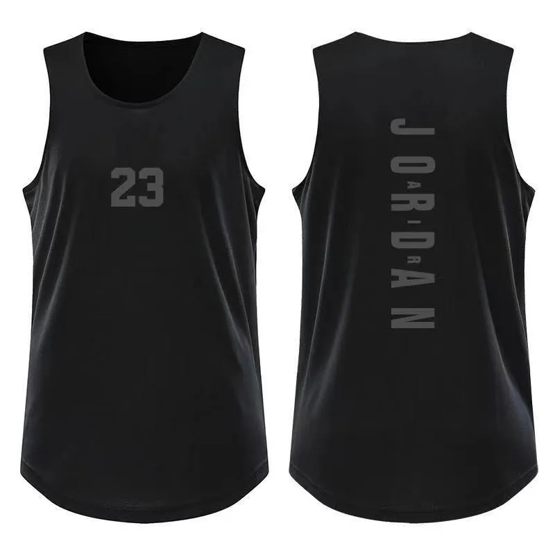 

2022 New Summer Men's Sports Vest Basketball Hip Hop Boys Vest Top Casual Basketball Uniform Hip Hop Fashion Men's Sports Top