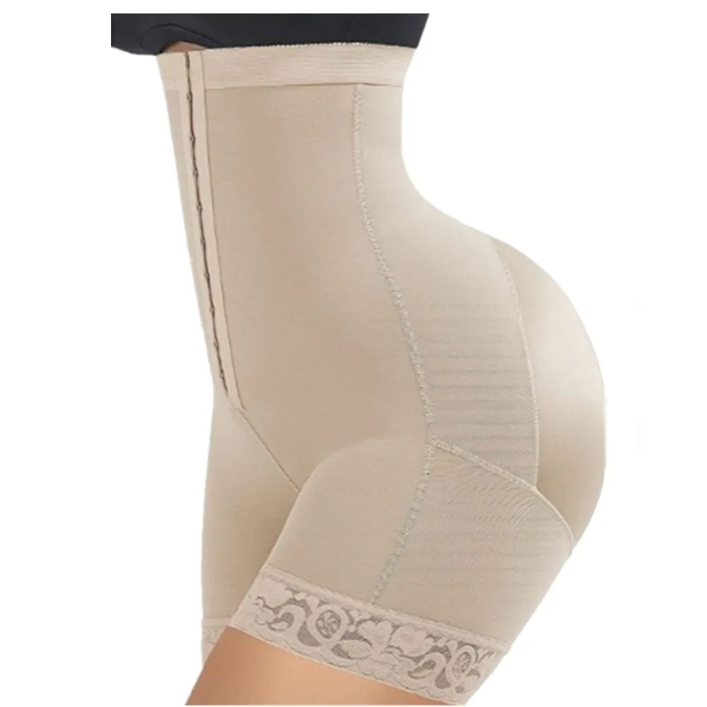 

Women Firm Tummy Control with Hook Butt Lifter Shapewear Panties High Waist Trainer Body Shaper Shorts Female Slimming Underwear