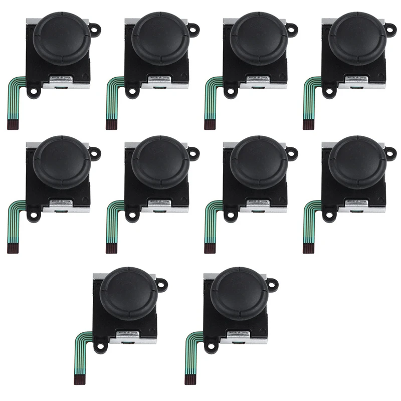 

10X 3D Analog Joystick Thumb Sticks Sensor Replacements For Nintendo Switch Joy Con Controller