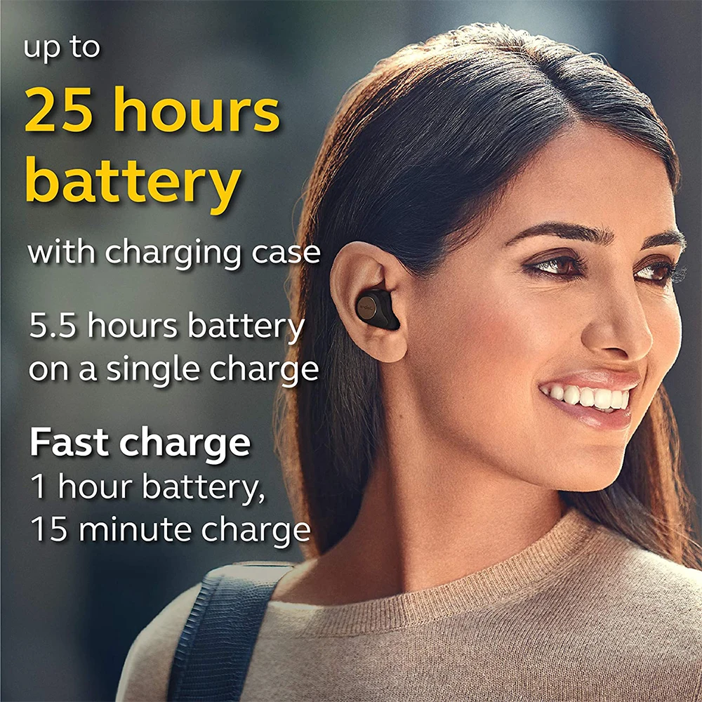 Оригинальные беспроводные Bluetooth наушники Jabra Elite 85t спортивные с шумоподавлением