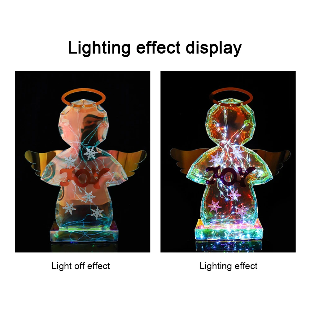 Светодиодные призматические радужные фонари переливающийся призматический