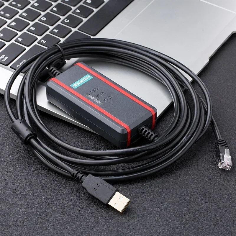 Кабель для программирования D2-DSCBL-USB для ПЛК серии Direct LOGIC CLICK KOYO, USB-RJ12, чип FTDI (art.: 3920da60bcf37) - 3920da60bcf37