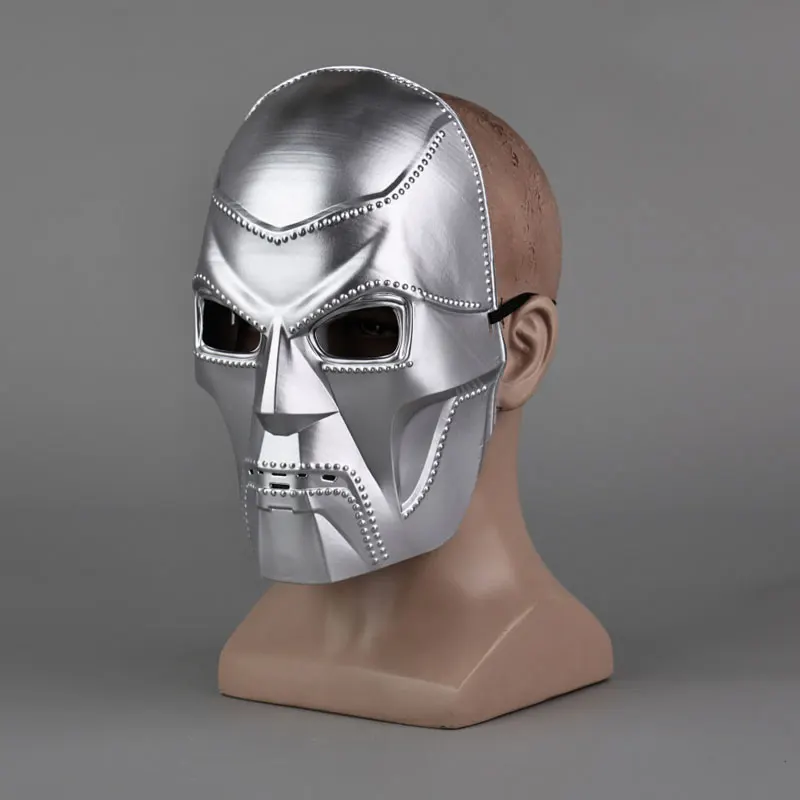 Мужская маска для косплея Doctor Doom Аниме Реквизит ролевых игр Хэллоуин