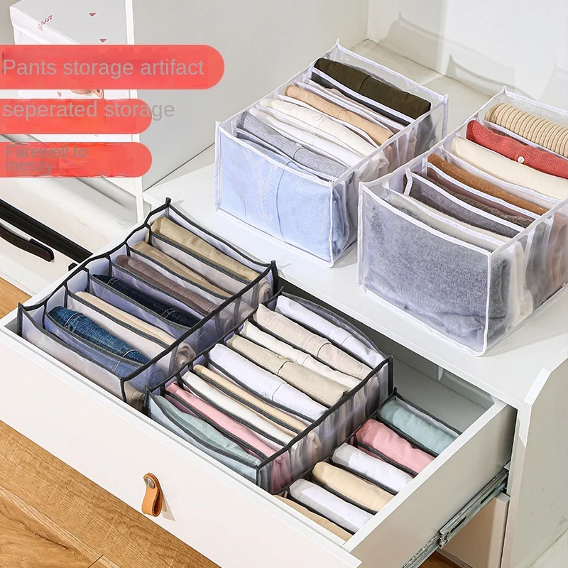 

Sweater Clothes Organizer Student Dormitory Wardrobe Wardrobe Drawer Storage T-shirt Pants Clothes Divider Box Household Items