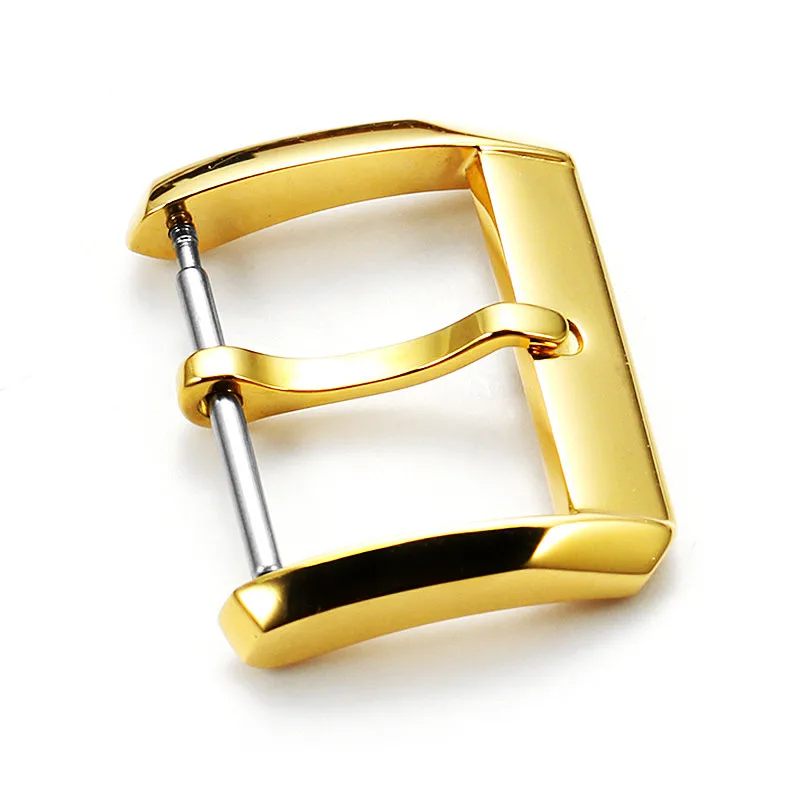 Wholesale 10PCS/Lot Stainless Steel Watch Buckle Watch Clasp 10mm 12mm 14mm 16mm 18mm 20mm 22mm 24mm 26mm Black Silver Gold New