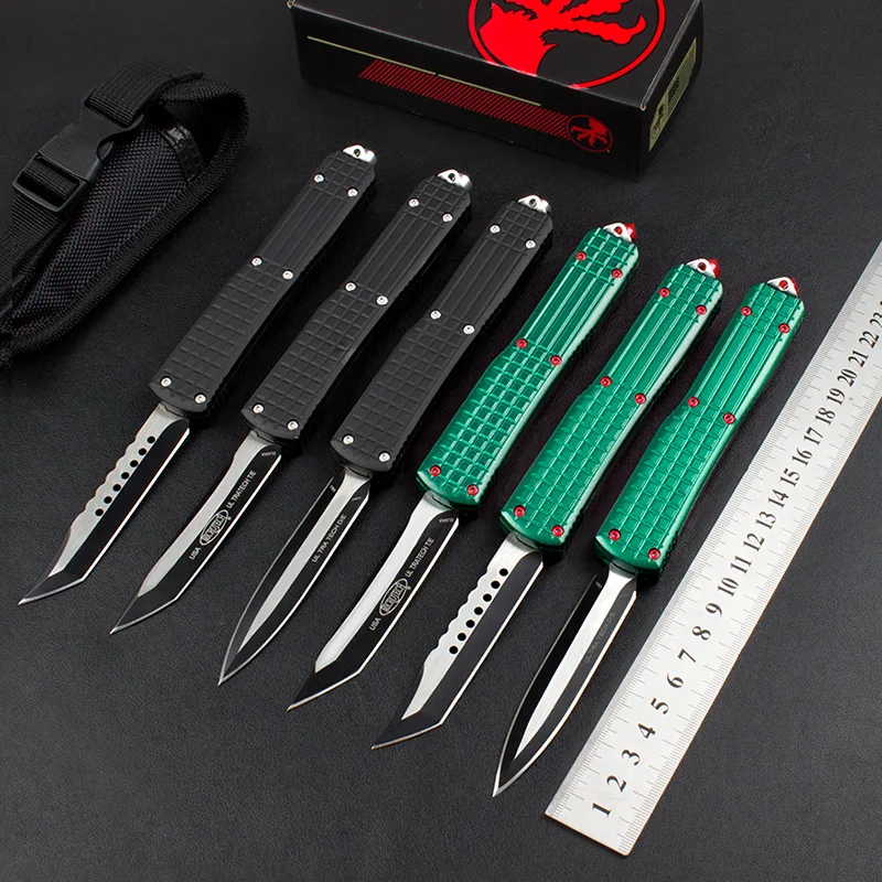 

(6 Models) NEW Micro OTF Tech Navy 5cr13 Blade Zinc-aluminum Handle EDC Pocket TacTical Knife For Self-defenSe