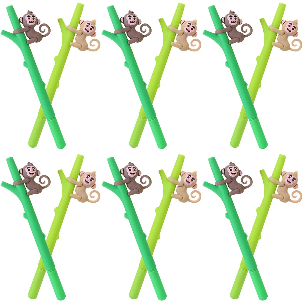 

Monkey Gel Pen Business Supplies Office Sign Pens Multi-function Writing Portable