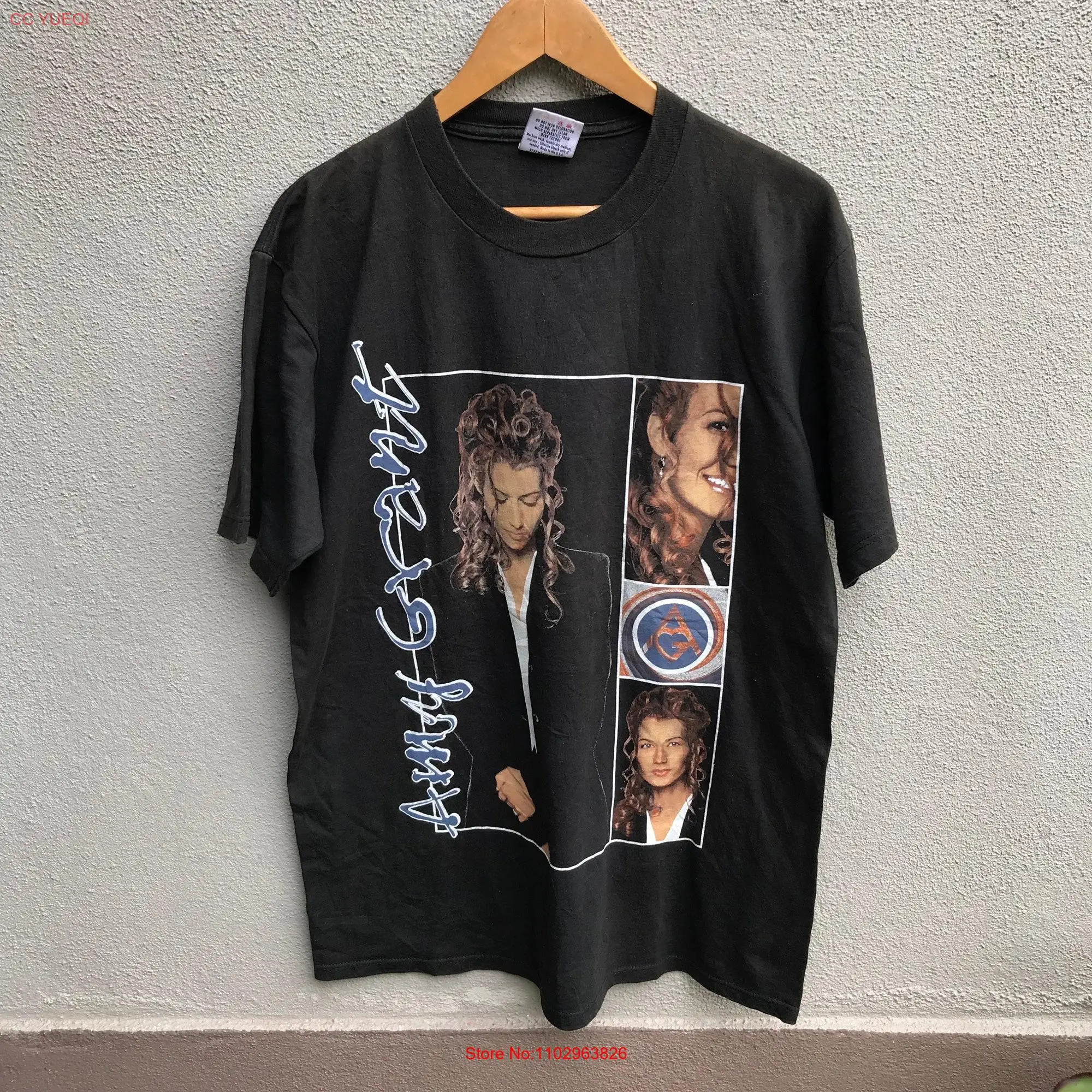 Винтажная Футболка 90-х Эми Грант соло певец рок с длинным или коротким рукавом