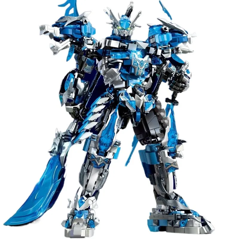 Новые креативные три королевства механизированный зеленый дракон Гуань Юй Чжан