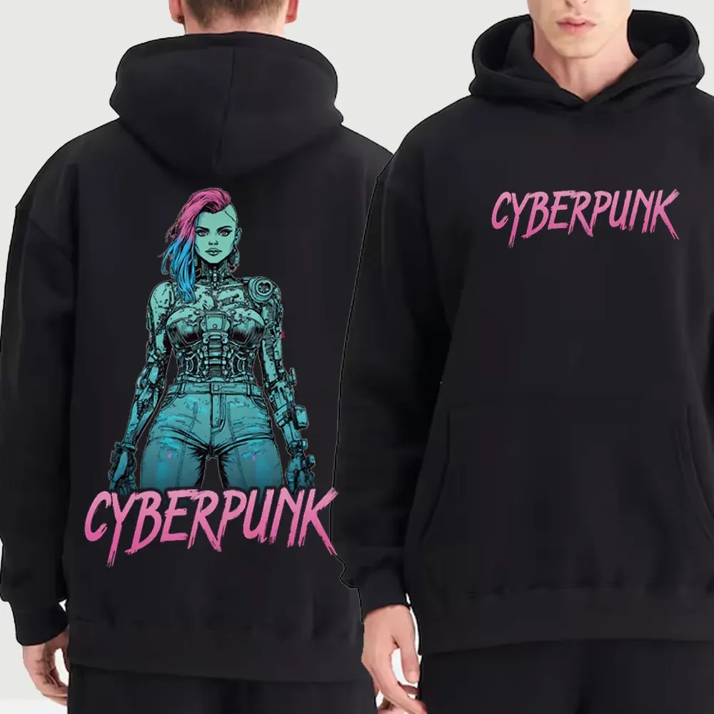 Новая толстовка с капюшоном Jumeast Cyberpunk Futurist большая длинными рукавами флиппер Zero