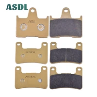 6pcs front rear motorcycle brake pads for suzuki gsxr600 k4 k5 gsxr750 k4 k5 gsxr1000 k4 k5 k6 2004 2005 2006 gsxr 600 gsxr 1000