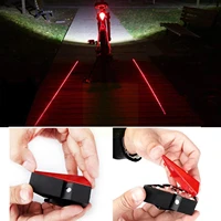 bike taillight waterproof riding rear light led usb chargeable mountain bike cycling light tail lamp bicycle light lamp for l8s3