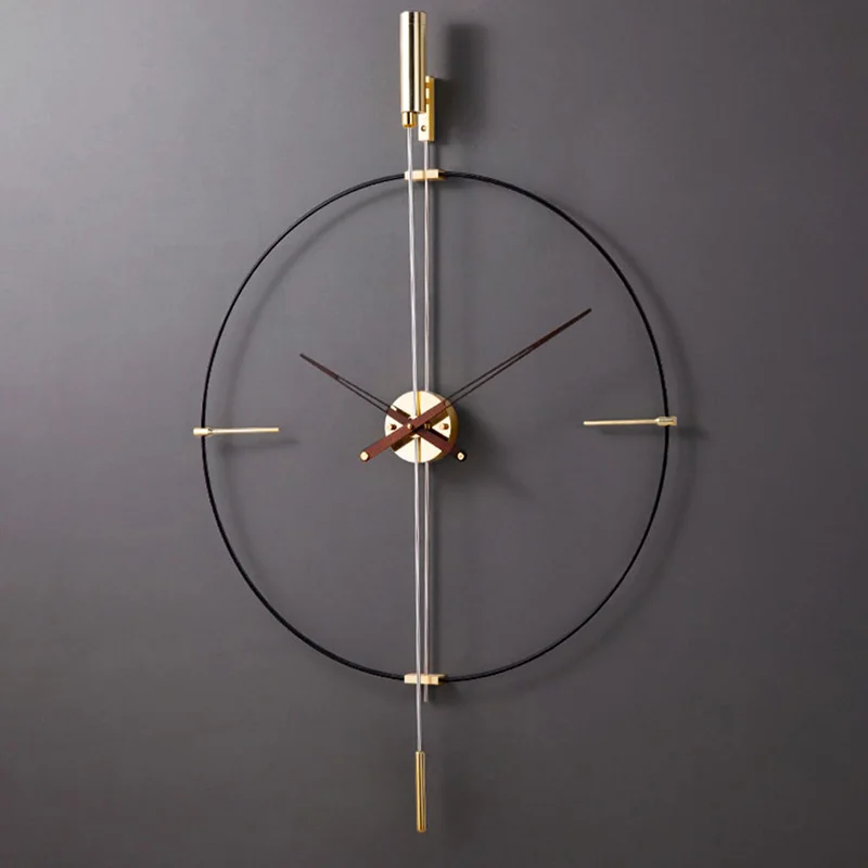 

Nordic Design Home Wall Clock Bedroom Kitchen Game Metal Clock Mechanism Living Room Designer Montre Murale Interior Decoration