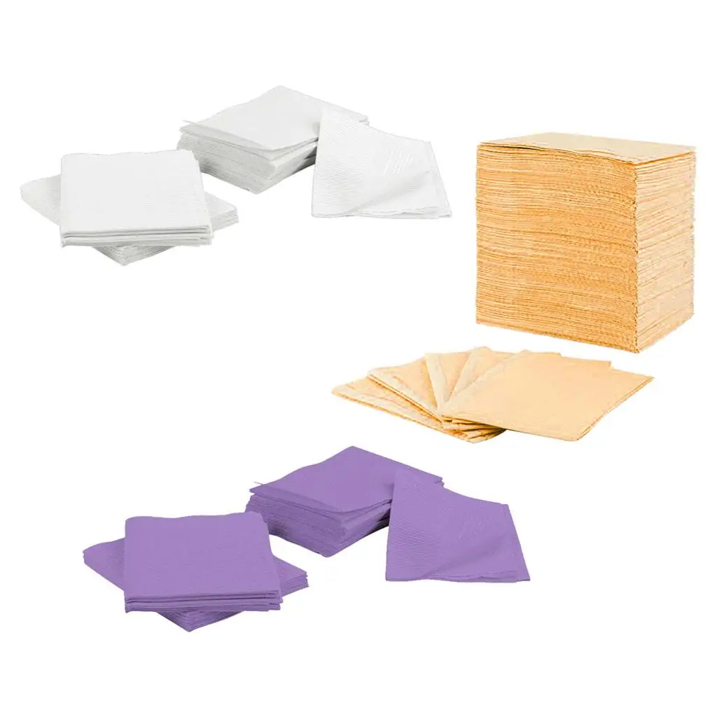 

125pcs Disposable Bib Sheets Napkins Supplies
