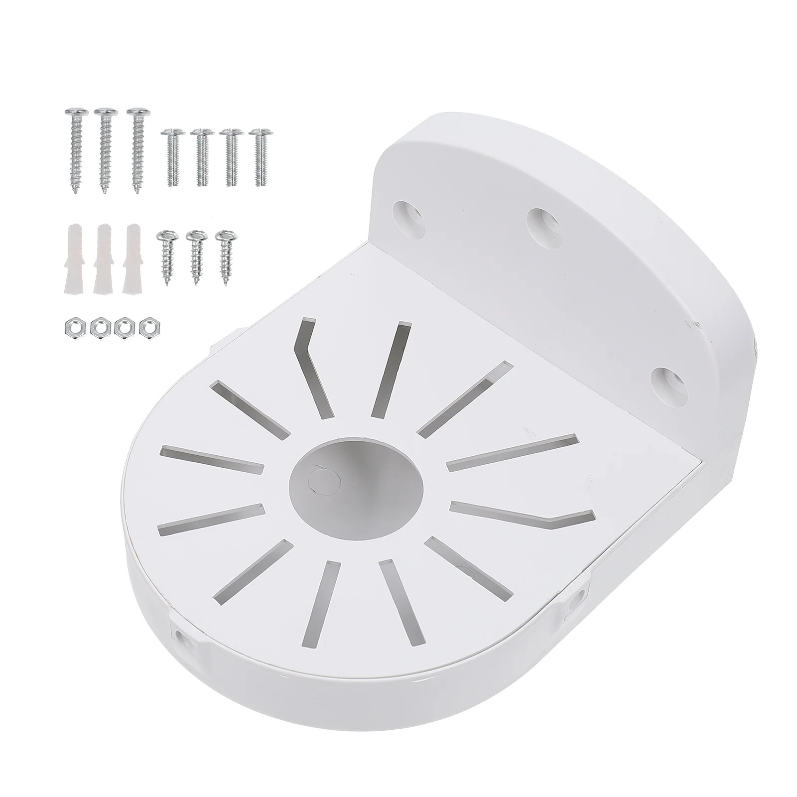 

1pc Dome Camera ABS Universal Indoor Outdoor Durable Bracket with Install Screws