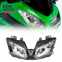 motorcycle front headlight for ninja250 ninja300 headlight assembly lamp for kawasaki ninja250 300 2013 2018 zx 6r 2013 2016