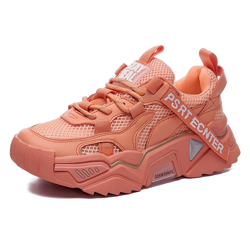 

Women's Shoes 2022 Summer New Tide Net Red Spring Mesh Thick Bottom Increased Breathable Sports Casual Shoes Women