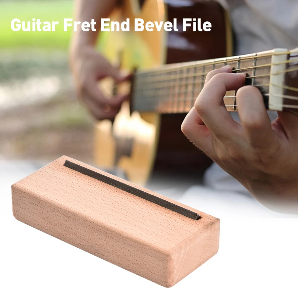 

Гитарный лад конический напильник Luthier Древесина клена двойной край 45 градусов гитара Лад полировальный напильник музыкальный инструмент ...