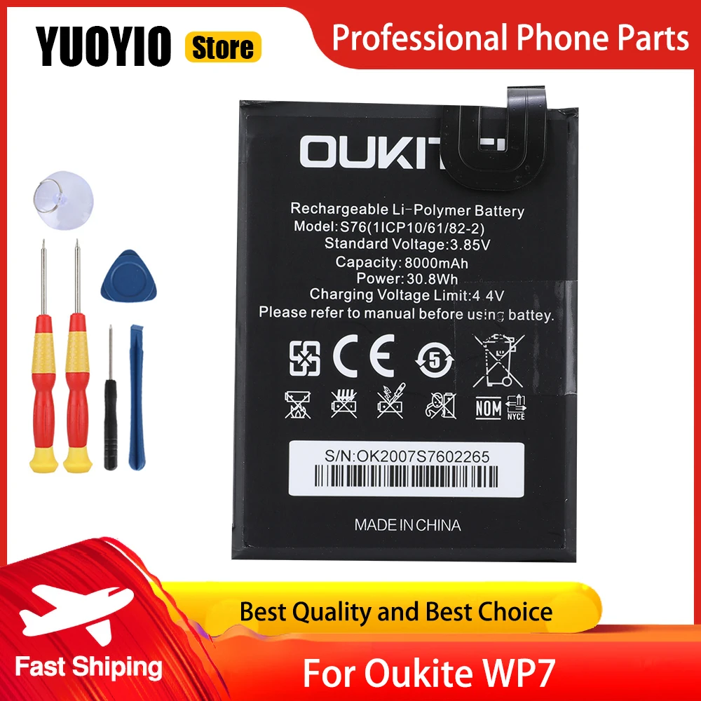 Для смартфона Oukitel K9 WP2 WP5 WP6 WP7 WP8 WP10 100% оригинальный аккумулятор большой емкости |