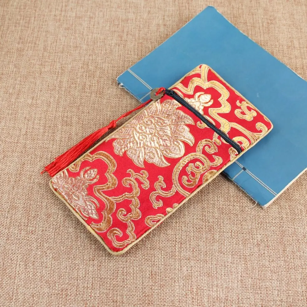 Китайская тканевая сумка для украшений