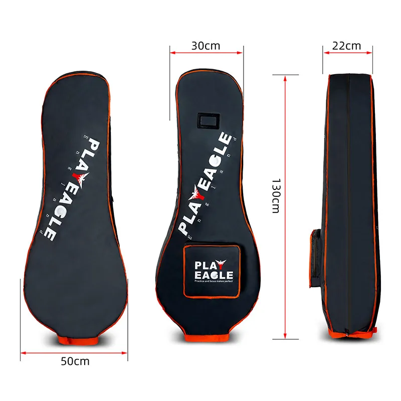 PLAYEAGLE Golf Rain Cover Bag Waterproof and Dustproof Protable Foldable Golf Travel Cover Bag Raincover in Blue//Gray Color