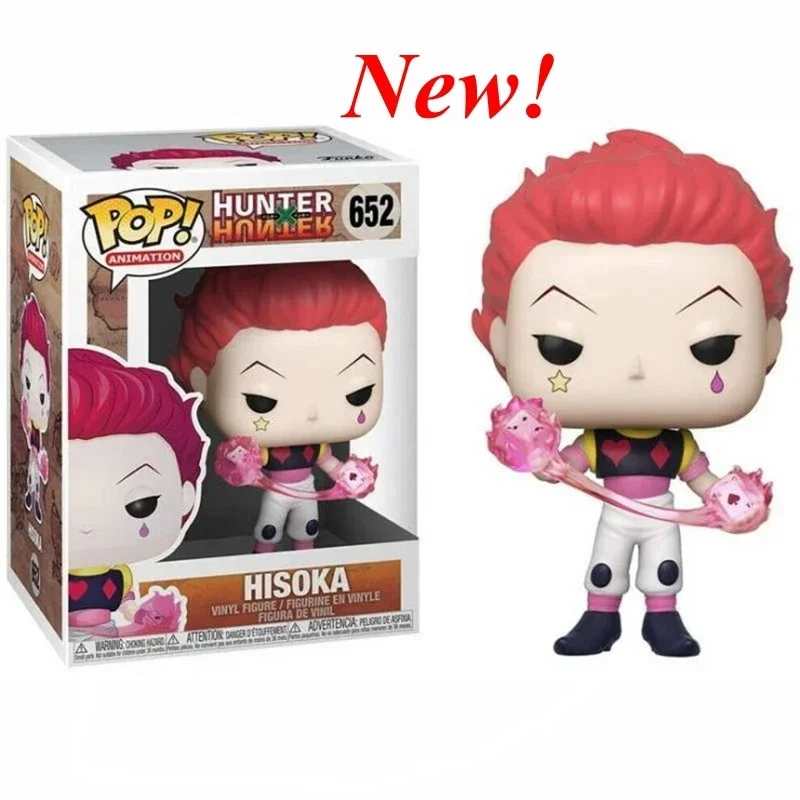 Новое поступление фигурки героев аниме funko pop Hunter series Hisoka #652 коллекционные куклы
