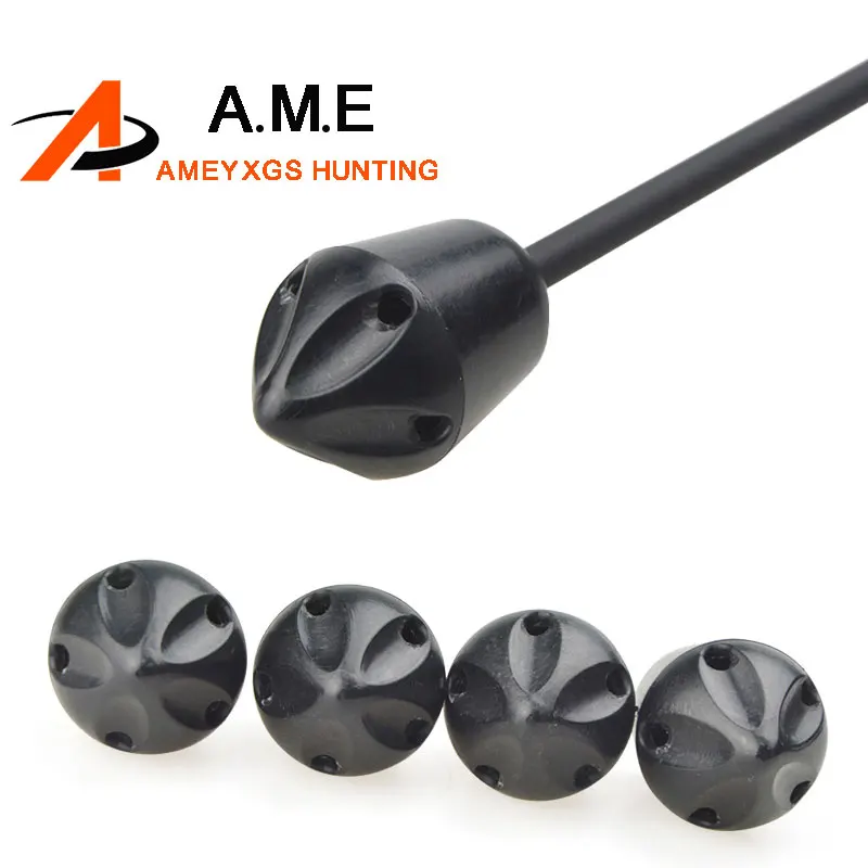 

6pcs CS Game Archery Rubber Arrowhead Target Broadheads Practice Arrow head Tips Points Curve Hunting Youth Gaming Accessories