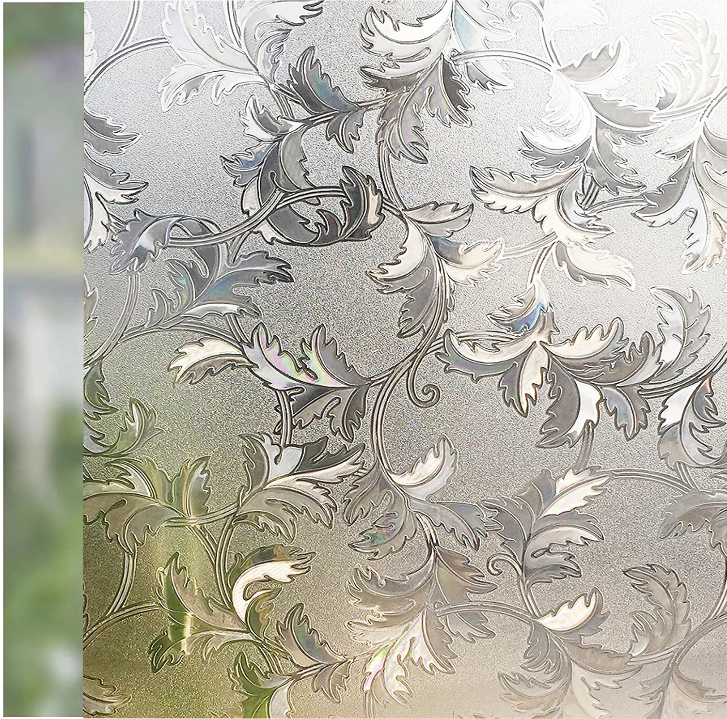 

Window Privacy Glass Film Sun Blocking Anti UV Rainbow Window Clings 3D Decor Window Vinyl Static Cling Window Sticker for Home