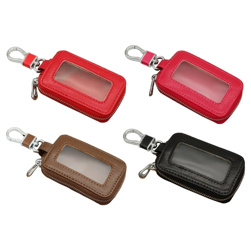 

Leather Car for KEY for CASE Car for KEY for CASE Cover for shell with Zipper Un
