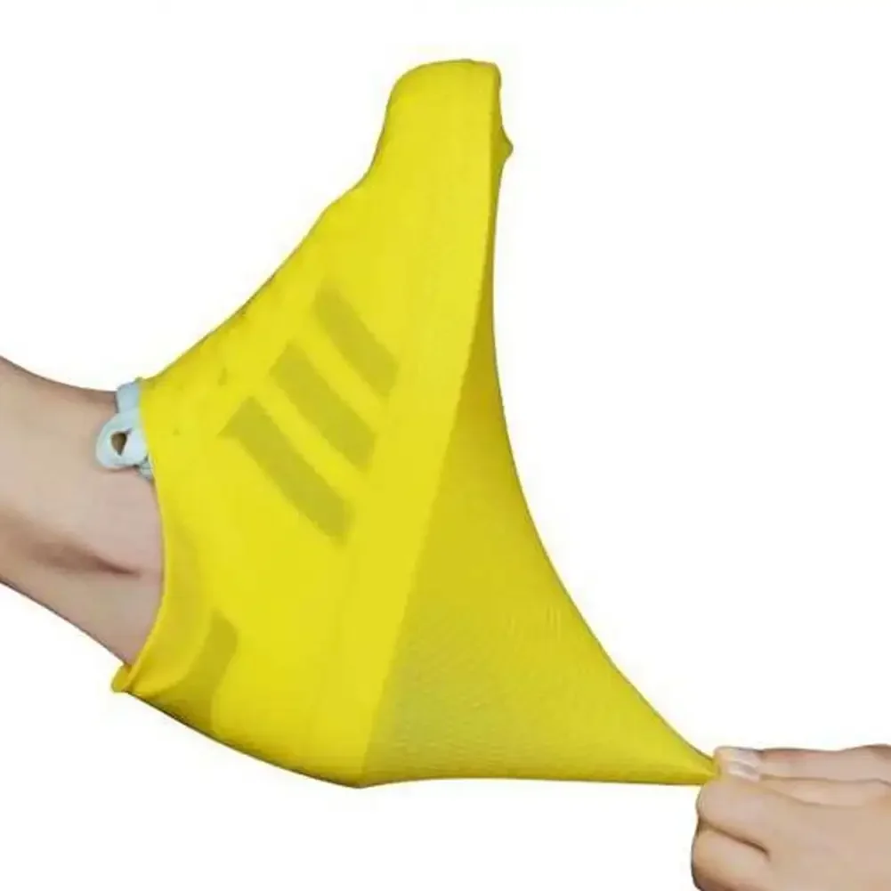 2 шт. Многоразовые водонепроницаемые силиконовые чехлы для обуви