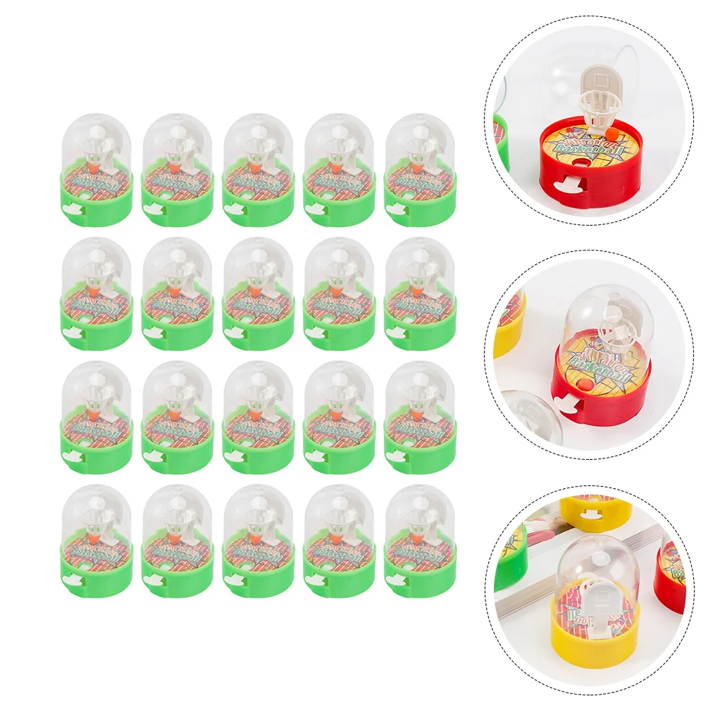 

20 Pcs Shooting Machine Finger Basketball Hoop Finger Game Plaything Indoor Finger Basketball Hoop Educational